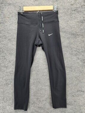 Nike Running Pants Womens XS Capri Dri Fit Low Rise 25x22"